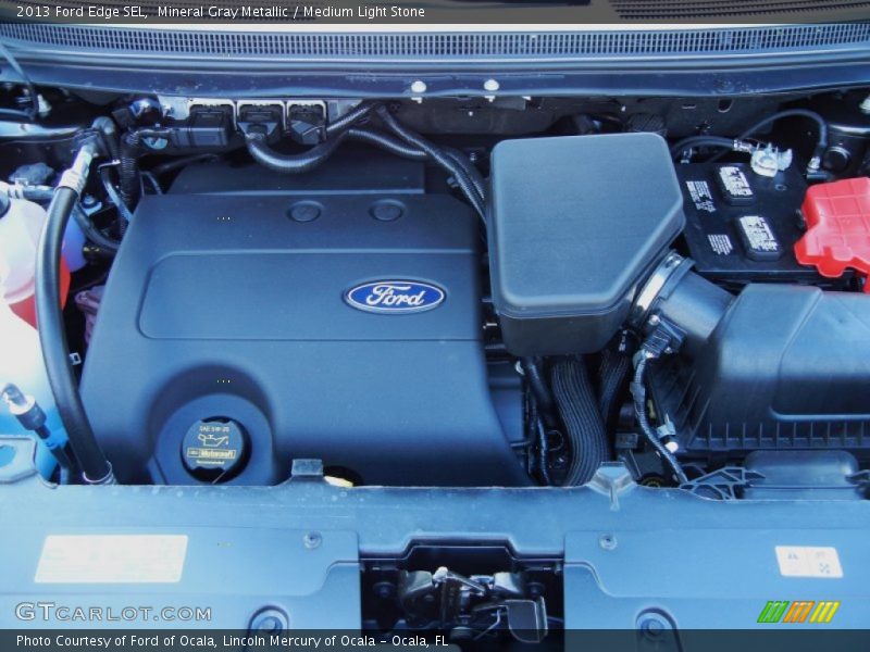 Mineral Gray Metallic / Medium Light Stone 2013 Ford Edge SEL