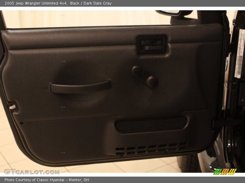 Black / Dark Slate Gray 2005 Jeep Wrangler Unlimited 4x4
