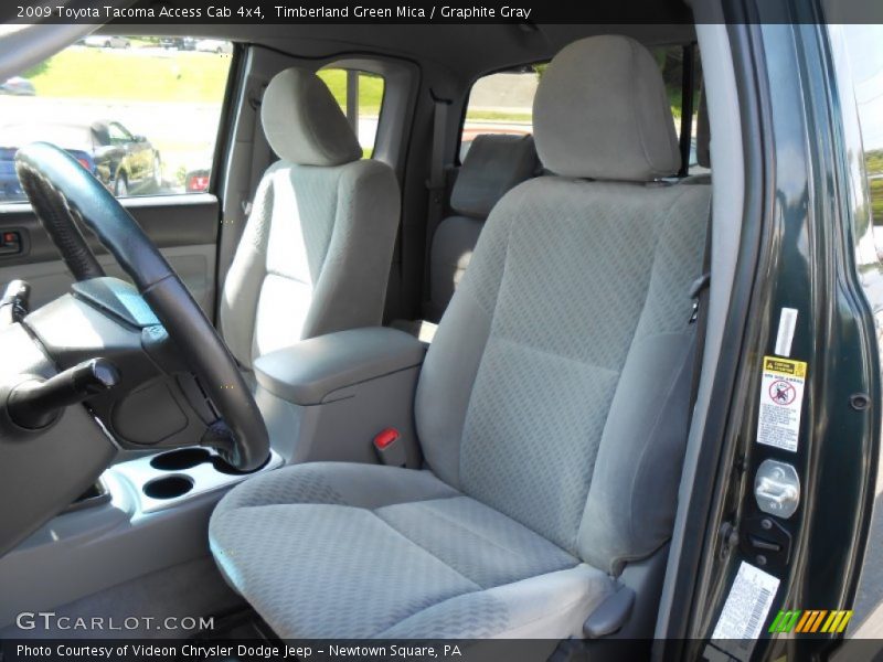 Timberland Green Mica / Graphite Gray 2009 Toyota Tacoma Access Cab 4x4