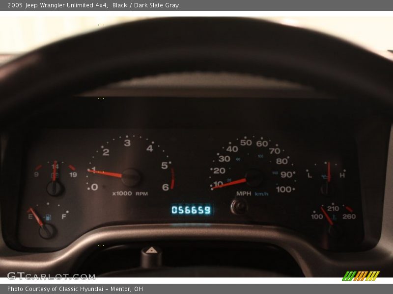 Black / Dark Slate Gray 2005 Jeep Wrangler Unlimited 4x4