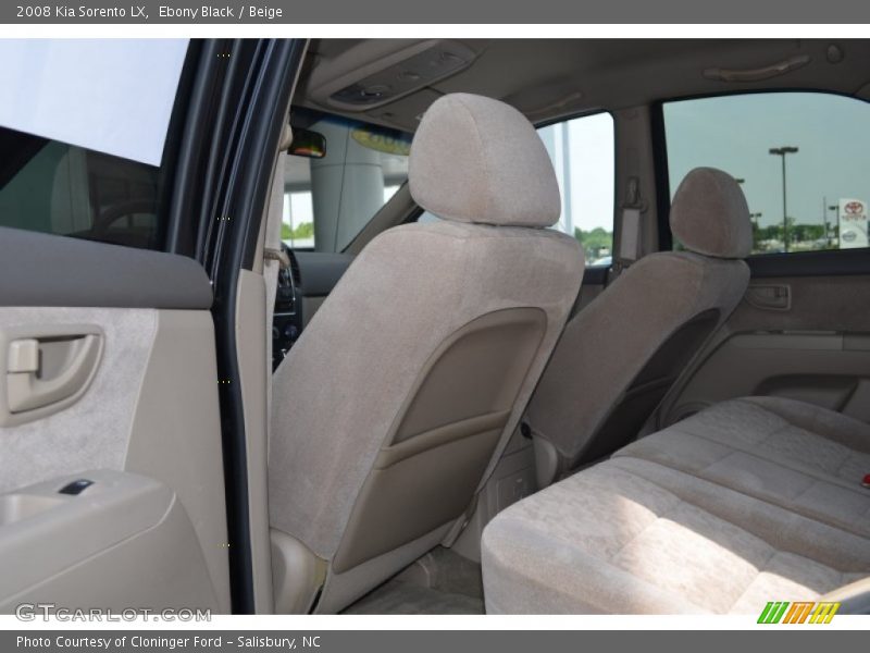 Ebony Black / Beige 2008 Kia Sorento LX