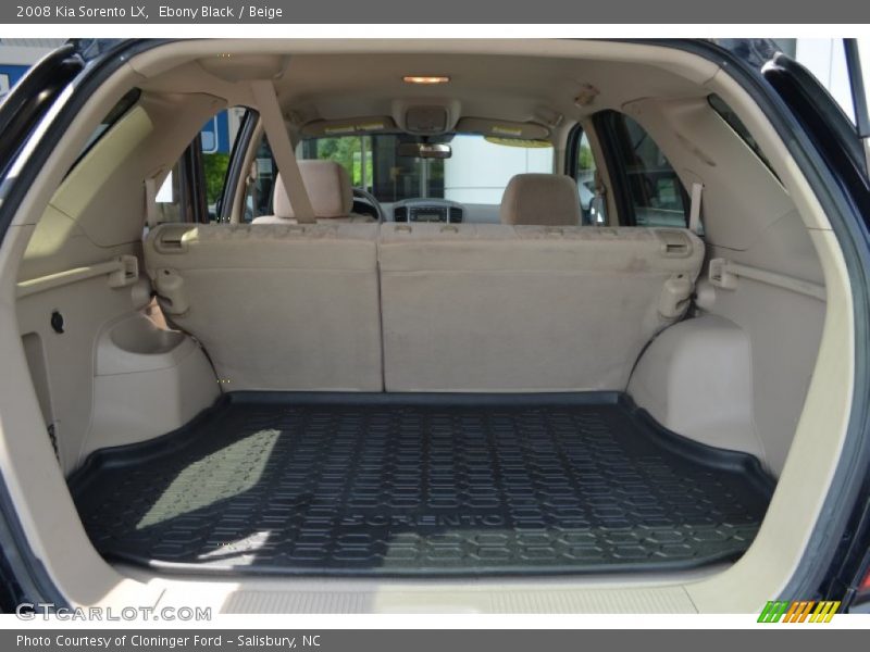 Ebony Black / Beige 2008 Kia Sorento LX