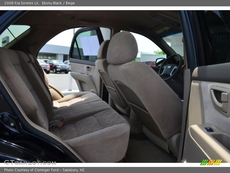 Ebony Black / Beige 2008 Kia Sorento LX