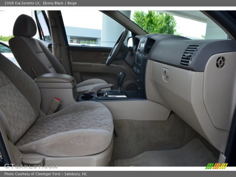 Ebony Black / Beige 2008 Kia Sorento LX