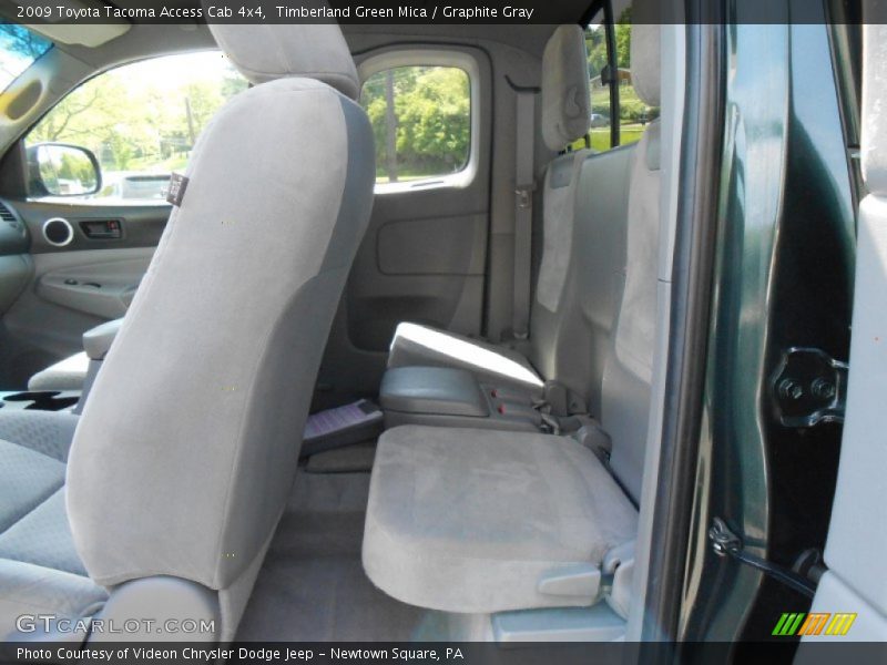 Timberland Green Mica / Graphite Gray 2009 Toyota Tacoma Access Cab 4x4