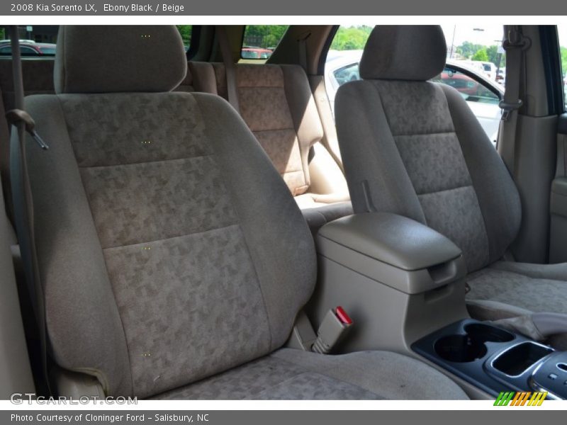 Ebony Black / Beige 2008 Kia Sorento LX