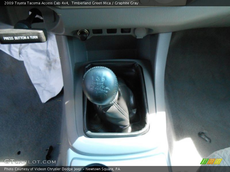 Timberland Green Mica / Graphite Gray 2009 Toyota Tacoma Access Cab 4x4