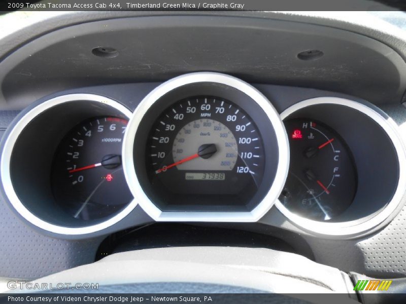 Timberland Green Mica / Graphite Gray 2009 Toyota Tacoma Access Cab 4x4
