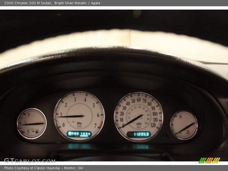Bright Silver Metallic / Agate 2000 Chrysler 300 M Sedan