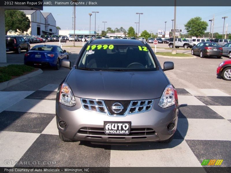 Platinum Graphite / Black 2012 Nissan Rogue SV AWD