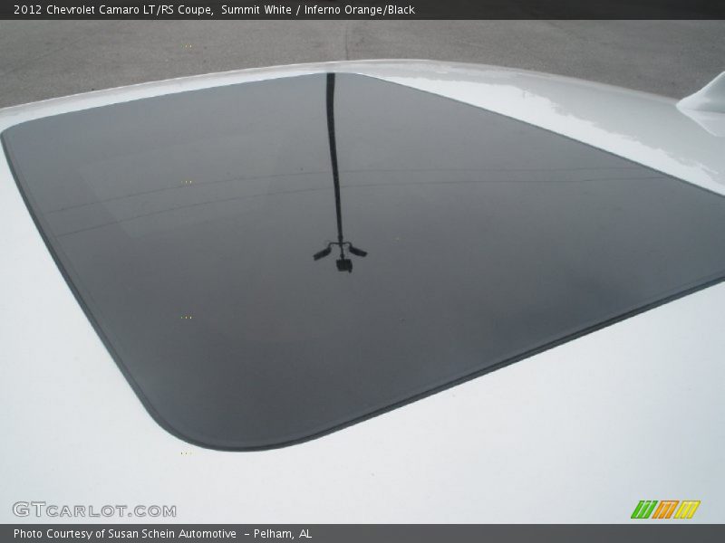 Summit White / Inferno Orange/Black 2012 Chevrolet Camaro LT/RS Coupe