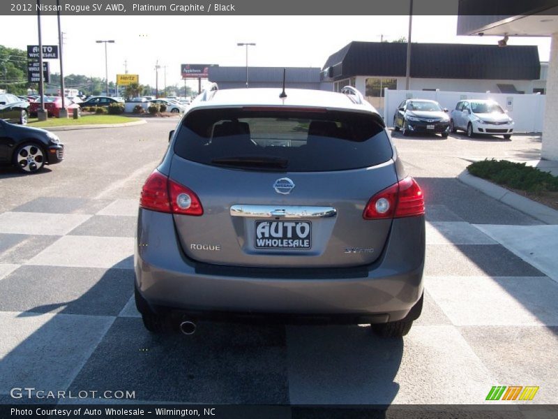 Platinum Graphite / Black 2012 Nissan Rogue SV AWD