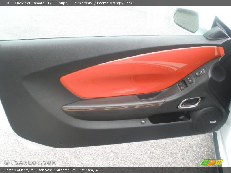 Summit White / Inferno Orange/Black 2012 Chevrolet Camaro LT/RS Coupe