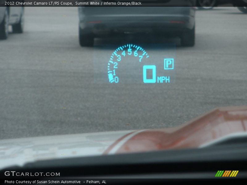 Summit White / Inferno Orange/Black 2012 Chevrolet Camaro LT/RS Coupe