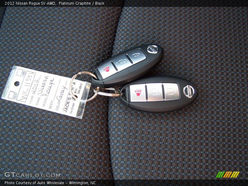 Platinum Graphite / Black 2012 Nissan Rogue SV AWD