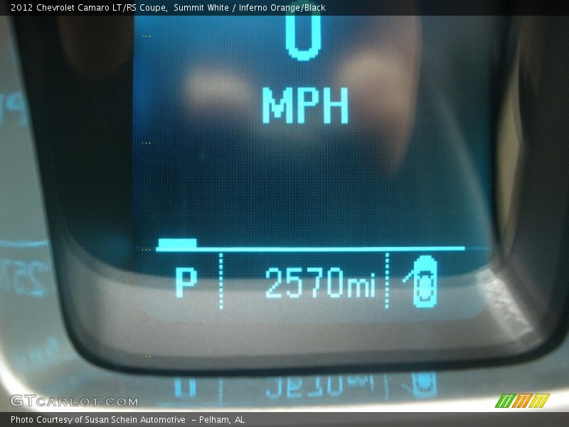 Summit White / Inferno Orange/Black 2012 Chevrolet Camaro LT/RS Coupe