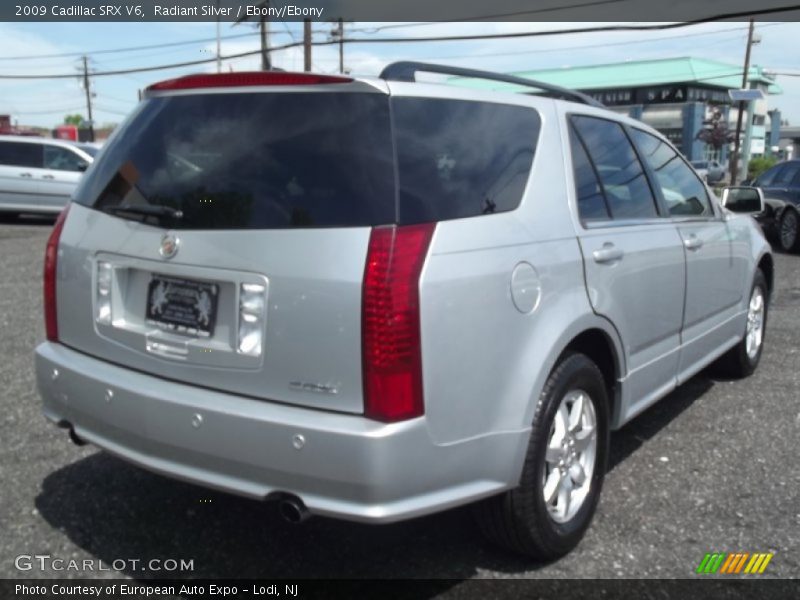 Radiant Silver / Ebony/Ebony 2009 Cadillac SRX V6