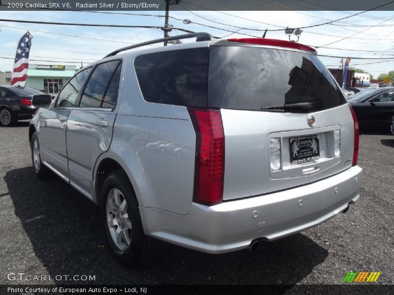 Radiant Silver / Ebony/Ebony 2009 Cadillac SRX V6
