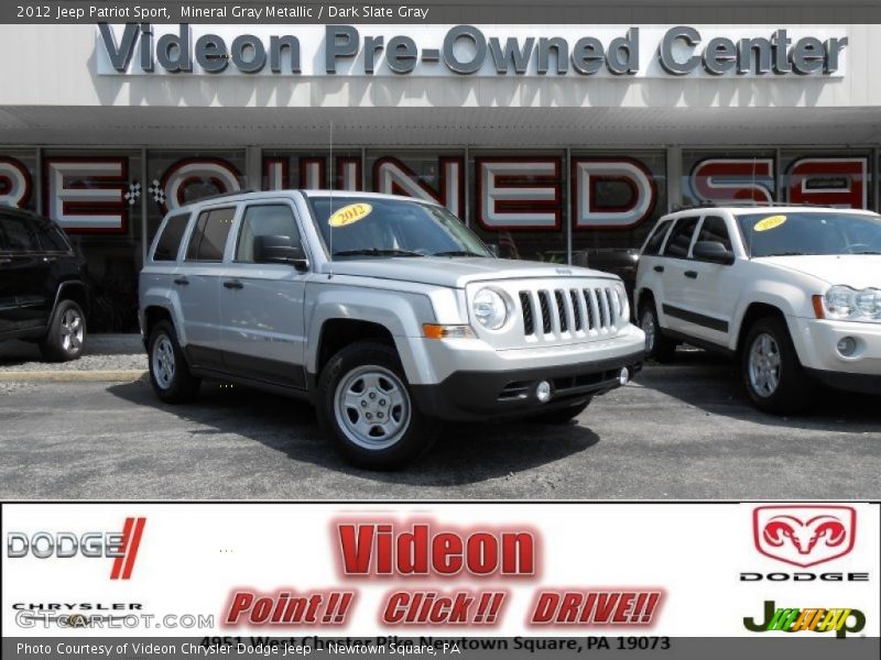 Mineral Gray Metallic / Dark Slate Gray 2012 Jeep Patriot Sport