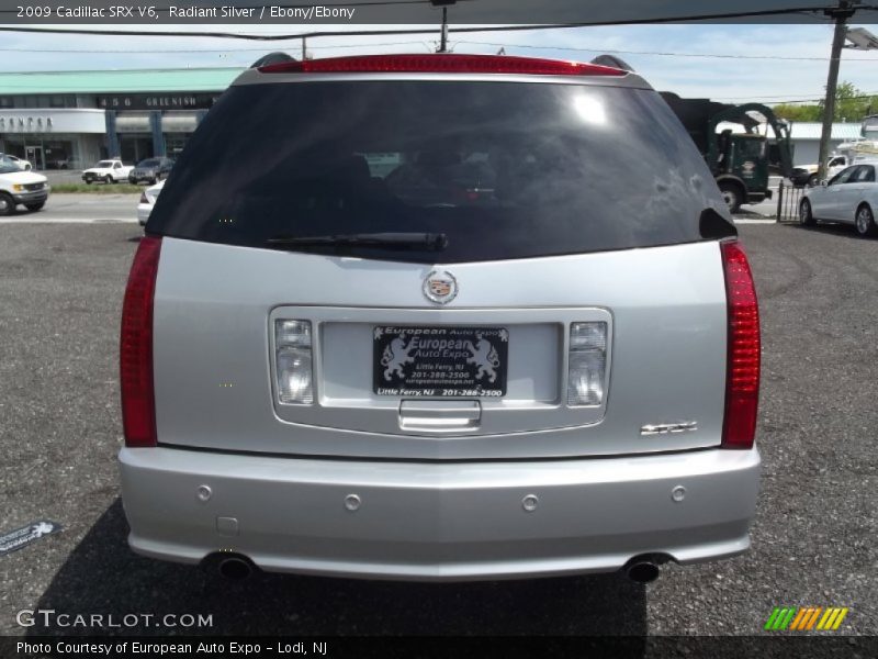 Radiant Silver / Ebony/Ebony 2009 Cadillac SRX V6