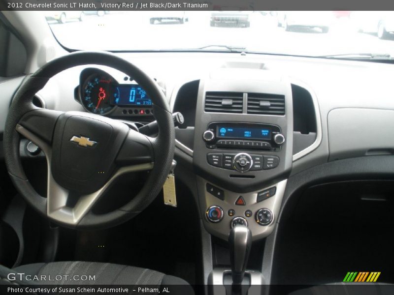 Victory Red / Jet Black/Dark Titanium 2012 Chevrolet Sonic LT Hatch