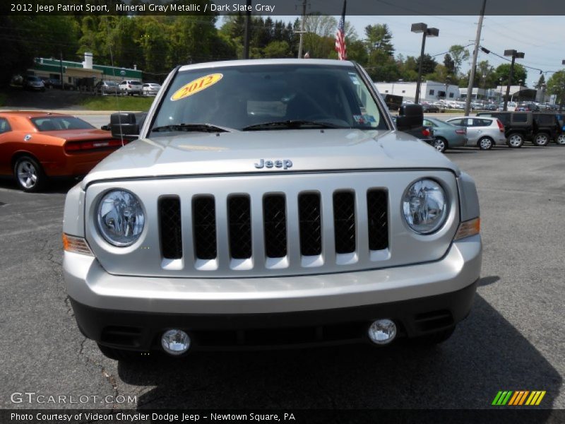 Mineral Gray Metallic / Dark Slate Gray 2012 Jeep Patriot Sport