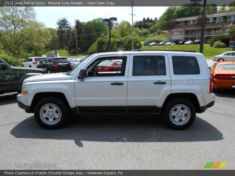 Mineral Gray Metallic / Dark Slate Gray 2012 Jeep Patriot Sport