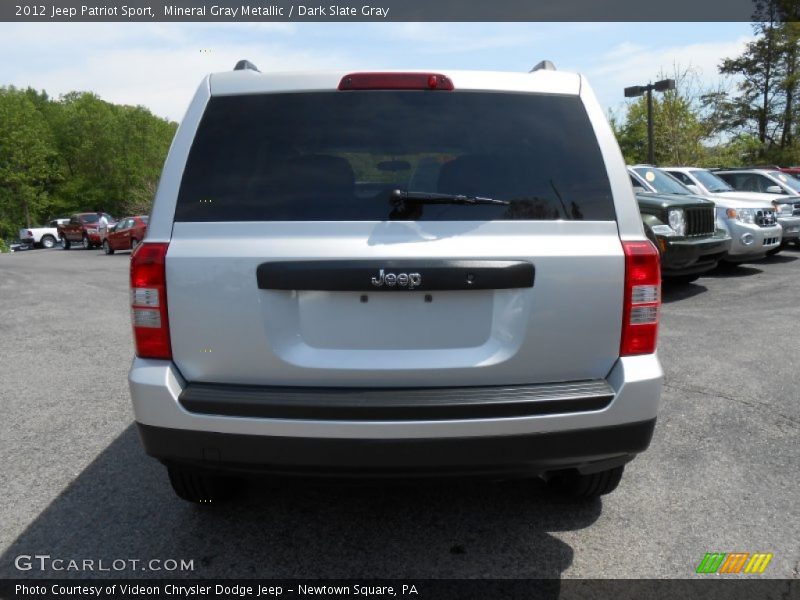 Mineral Gray Metallic / Dark Slate Gray 2012 Jeep Patriot Sport