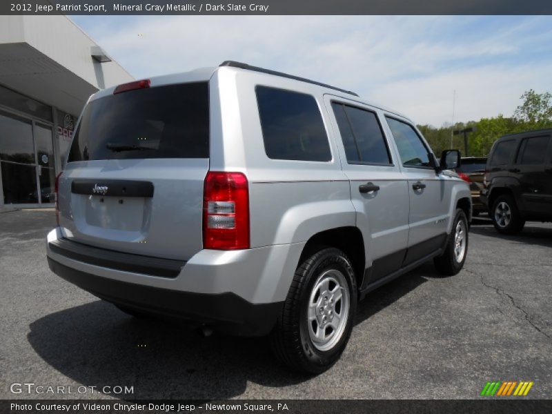 Mineral Gray Metallic / Dark Slate Gray 2012 Jeep Patriot Sport