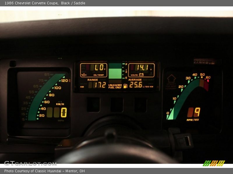  1986 Corvette Coupe Coupe Gauges