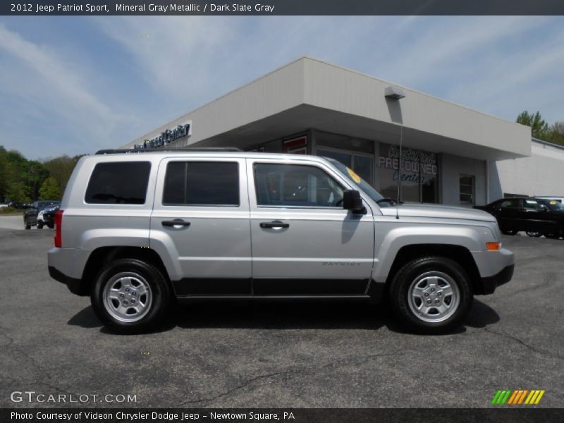 Mineral Gray Metallic / Dark Slate Gray 2012 Jeep Patriot Sport