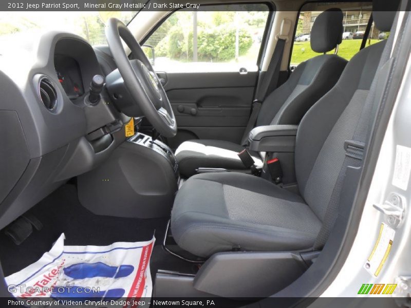 Mineral Gray Metallic / Dark Slate Gray 2012 Jeep Patriot Sport