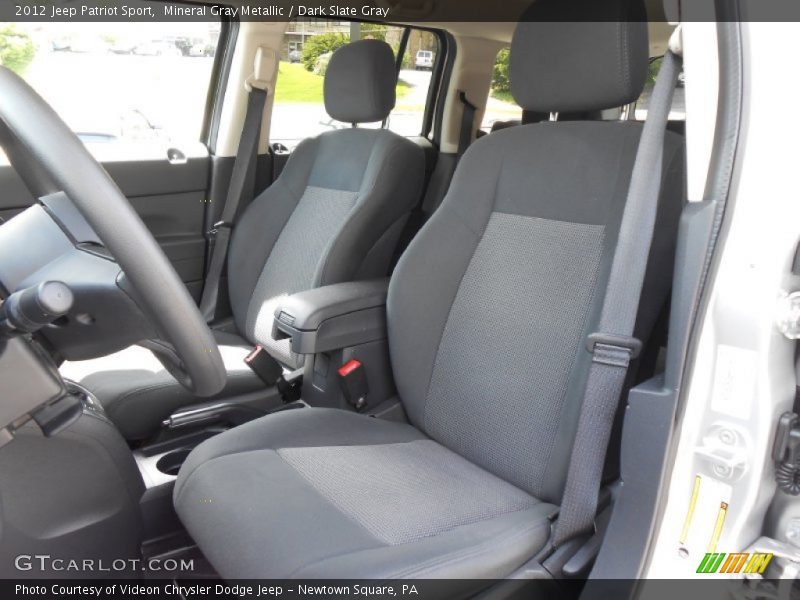 Mineral Gray Metallic / Dark Slate Gray 2012 Jeep Patriot Sport