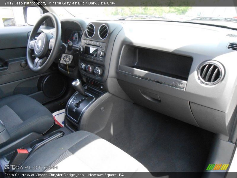 Mineral Gray Metallic / Dark Slate Gray 2012 Jeep Patriot Sport