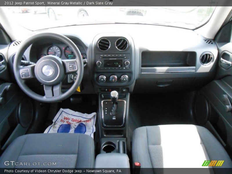 Mineral Gray Metallic / Dark Slate Gray 2012 Jeep Patriot Sport