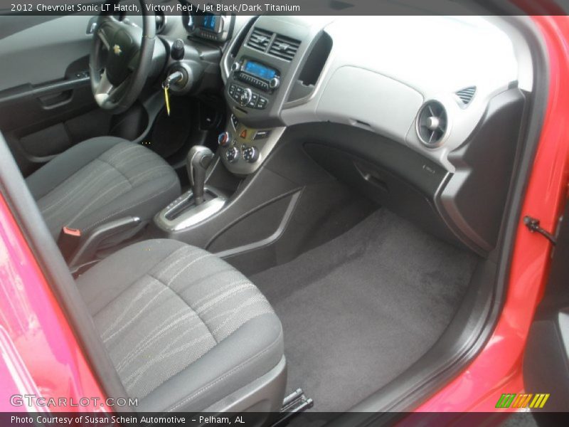 Victory Red / Jet Black/Dark Titanium 2012 Chevrolet Sonic LT Hatch