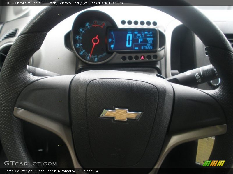 Victory Red / Jet Black/Dark Titanium 2012 Chevrolet Sonic LT Hatch