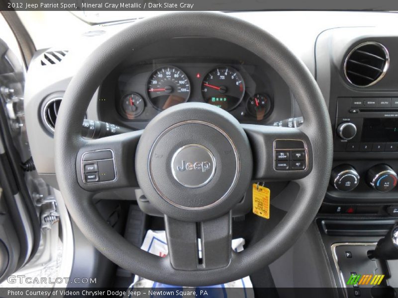Mineral Gray Metallic / Dark Slate Gray 2012 Jeep Patriot Sport