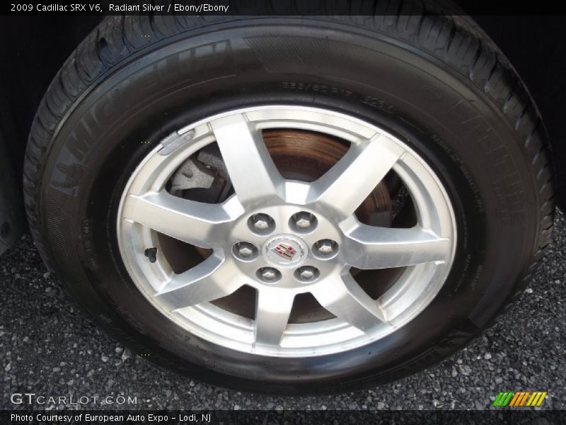 Radiant Silver / Ebony/Ebony 2009 Cadillac SRX V6