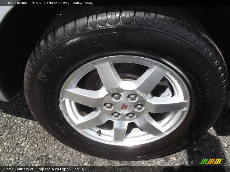 Radiant Silver / Ebony/Ebony 2009 Cadillac SRX V6