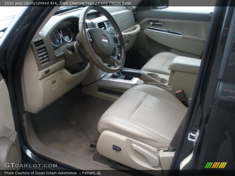 Dark Charcoal Pearl / Pastel Pebble Beige 2010 Jeep Liberty Limited 4x4