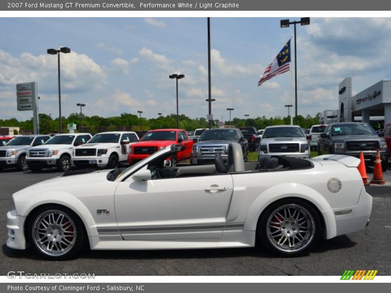 Performance White / Light Graphite 2007 Ford Mustang GT Premium Convertible