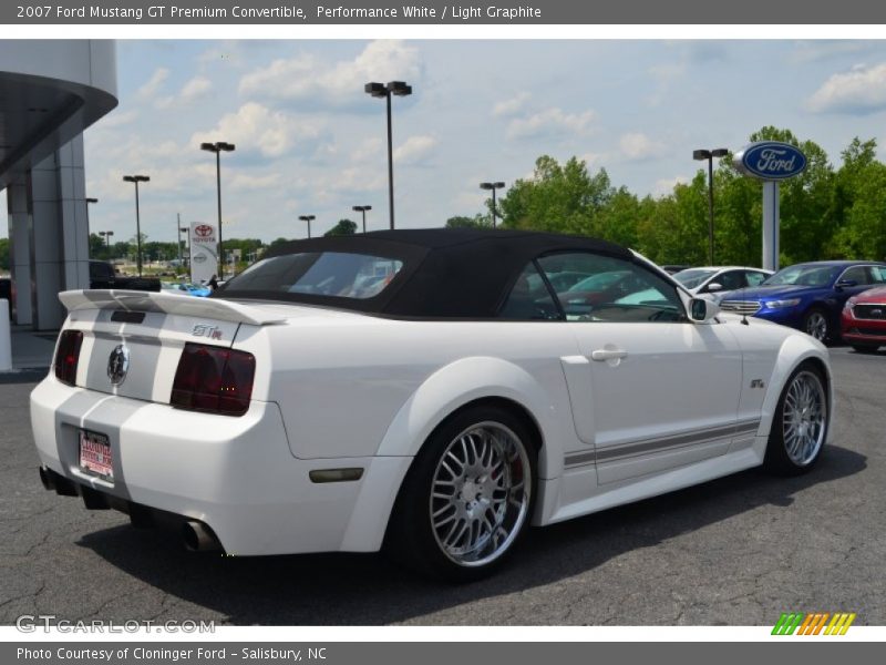 Performance White / Light Graphite 2007 Ford Mustang GT Premium Convertible