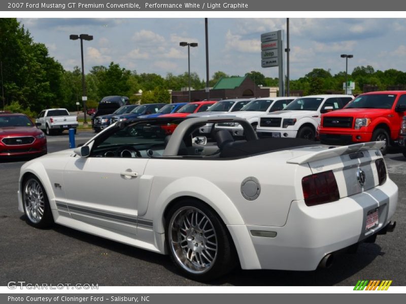 Performance White / Light Graphite 2007 Ford Mustang GT Premium Convertible