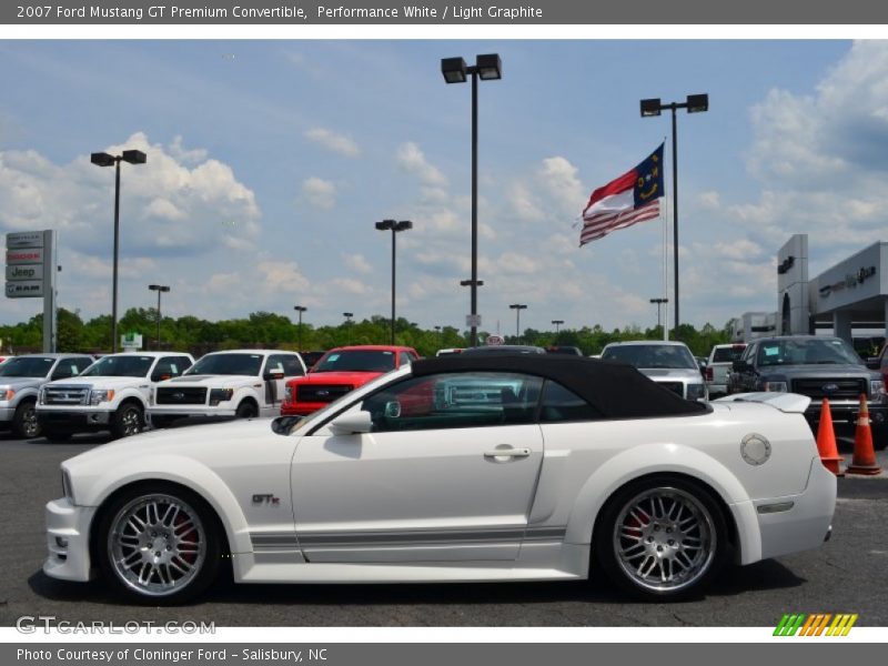 Performance White / Light Graphite 2007 Ford Mustang GT Premium Convertible