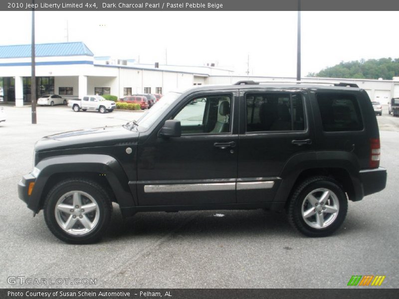 Dark Charcoal Pearl / Pastel Pebble Beige 2010 Jeep Liberty Limited 4x4