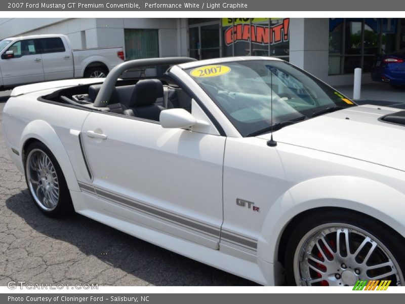 Performance White / Light Graphite 2007 Ford Mustang GT Premium Convertible