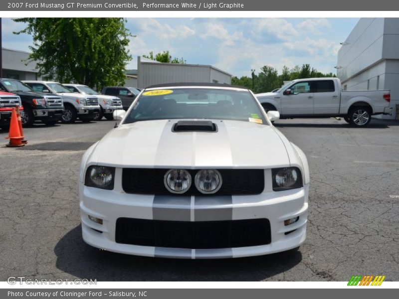 Performance White / Light Graphite 2007 Ford Mustang GT Premium Convertible