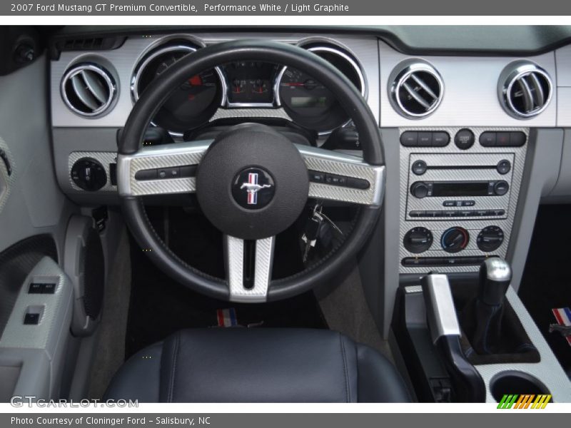 Performance White / Light Graphite 2007 Ford Mustang GT Premium Convertible