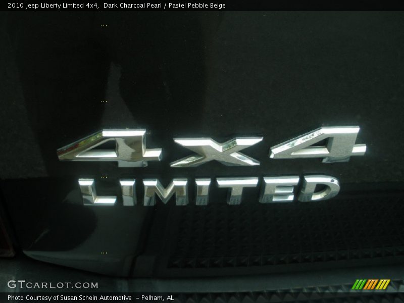 Dark Charcoal Pearl / Pastel Pebble Beige 2010 Jeep Liberty Limited 4x4